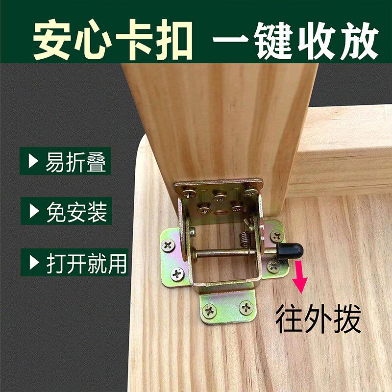全实木折叠桌炕桌家用客厅学习茶几松木原木矮桌学生写字飘窗烤火