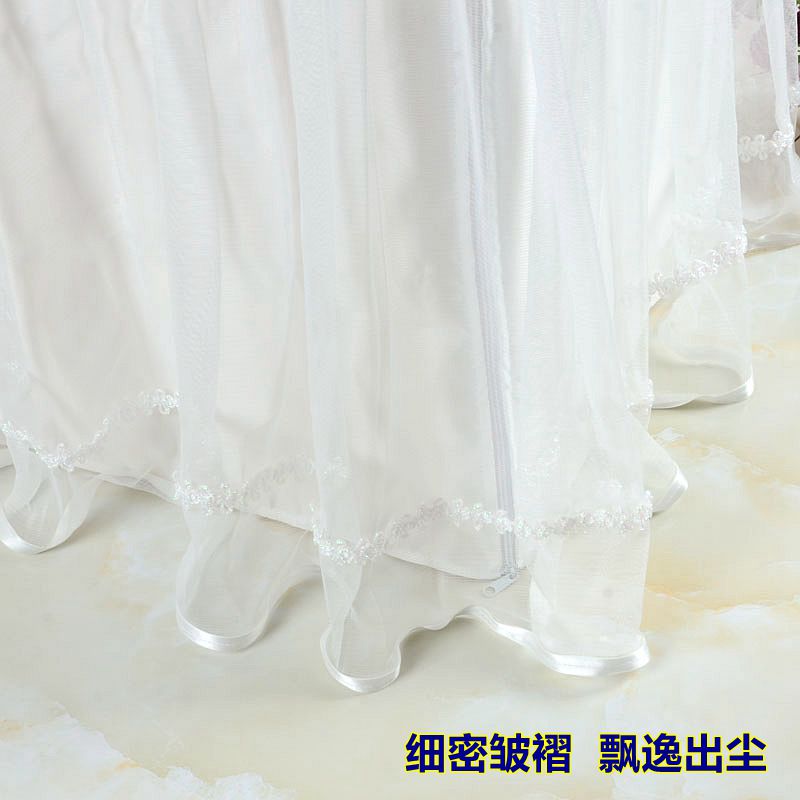 博文布艺白色防尘罩电器罩净化器罩保险柜罩蕾丝防尘白纱仙子