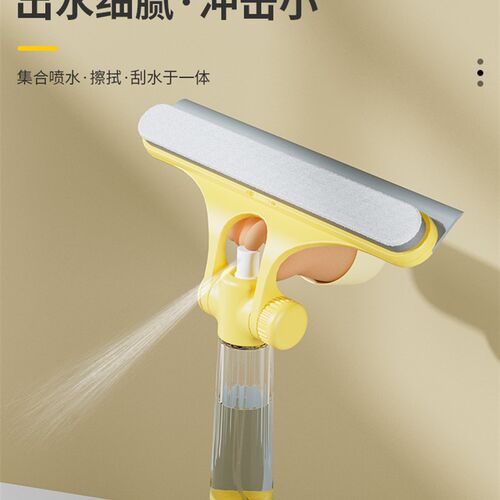 擦玻璃神器家用洗卫生间镜子刷三合一擦窗刮水器浴室刮板清洁专用