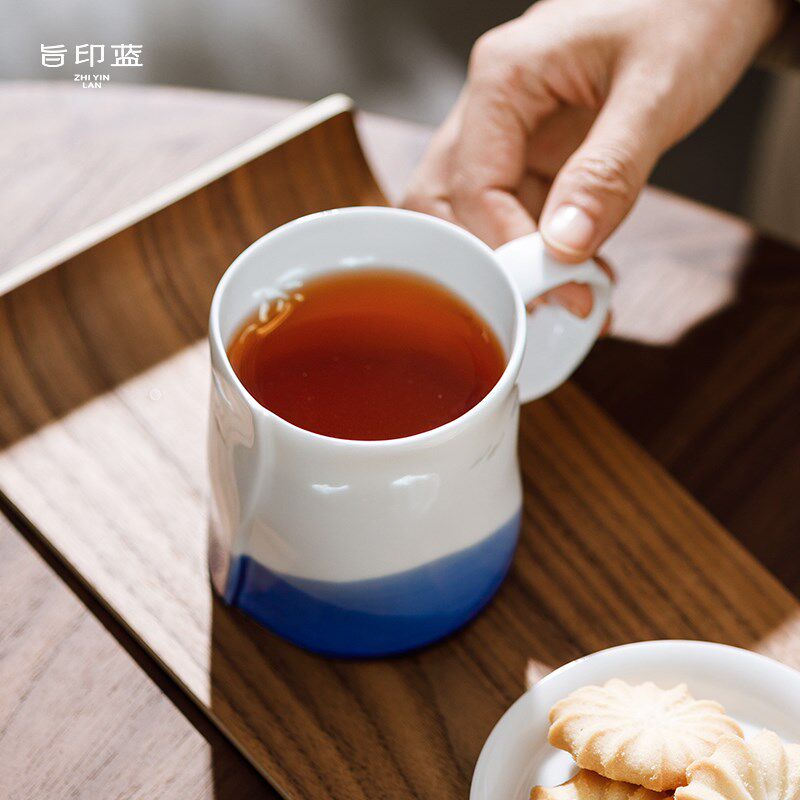 景德镇陶瓷杯情侣杯子一对玲珑瓷水杯新人结婚礼物新婚送礼马克杯