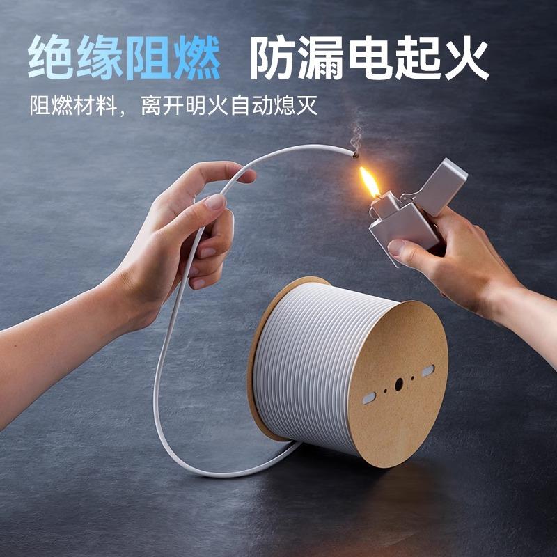 精臣C1线号机号码管PVC机打梅花管1.5-25平方空白编码套管内齿管