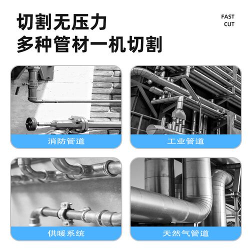 消防管道切管机电动液压割管机不锈钢镀锌管滚沟切割机铁管断管机