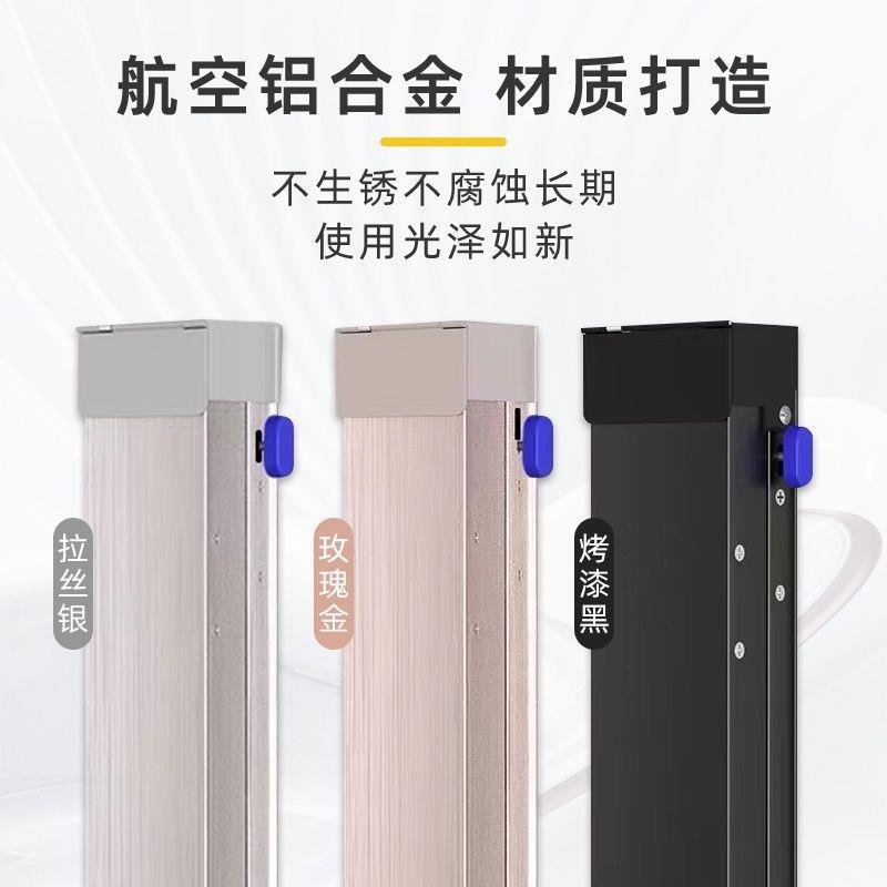 折叠隐形浴帘浴室隔断帘卫生间防水挂帘防霉帘磁吸帘子高档遮挡帘