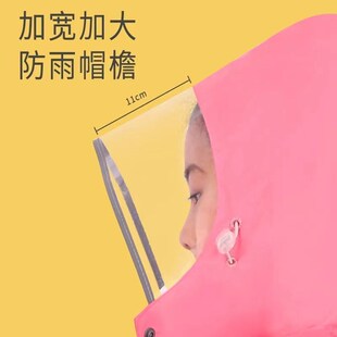 儿童雨衣中小学生加厚雨披男女童全身防爆雨带书包位上学专用雨服