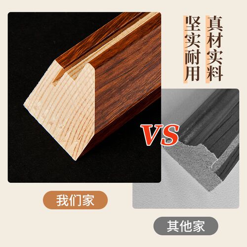 儿童画框油画装裱相框空框挂墙a4素描海报画作8k开拼图展示框定制