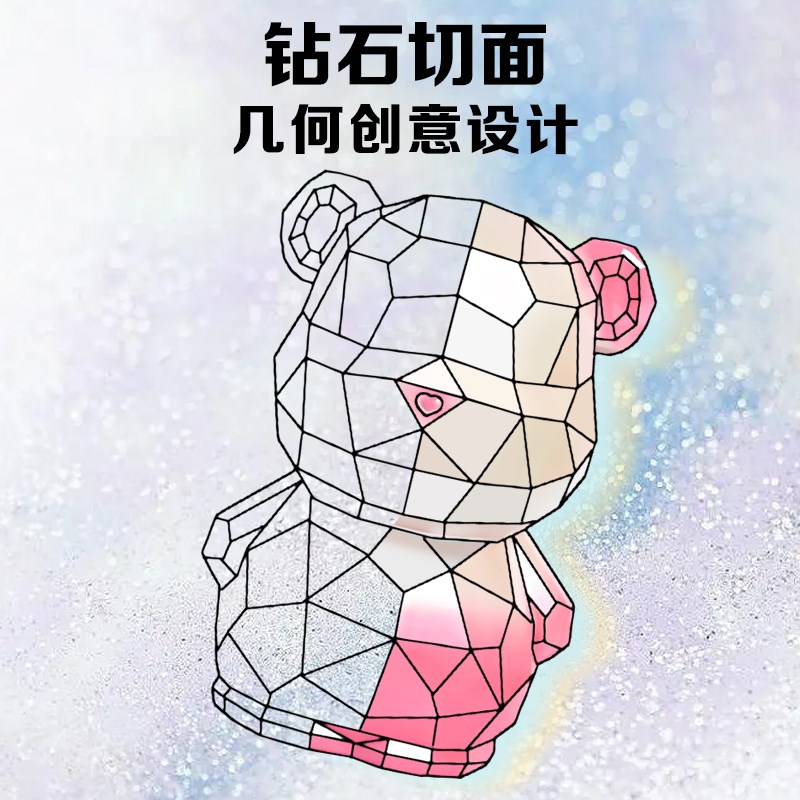 创意高颜值摆件熊储蓄罐玄关家居装饰品只进不出存钱罐客厅桌面