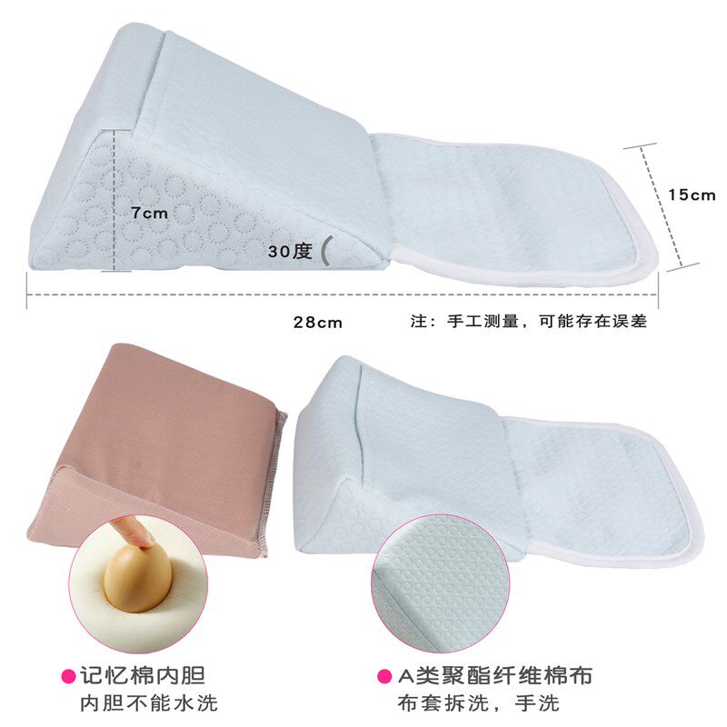 婴儿枕头宝宝纠正头型枕新生儿菱形头枕头压犄角枕全正侧身侧睡枕