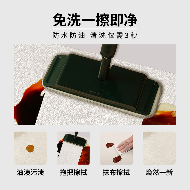 日式卡通厨房专用长地垫可擦免洗防滑防水防油脚垫pvc耐脏地毯