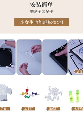 照片墙组合相框装饰创意高级感沙发背景墙布置洗相片做成挂墙画框