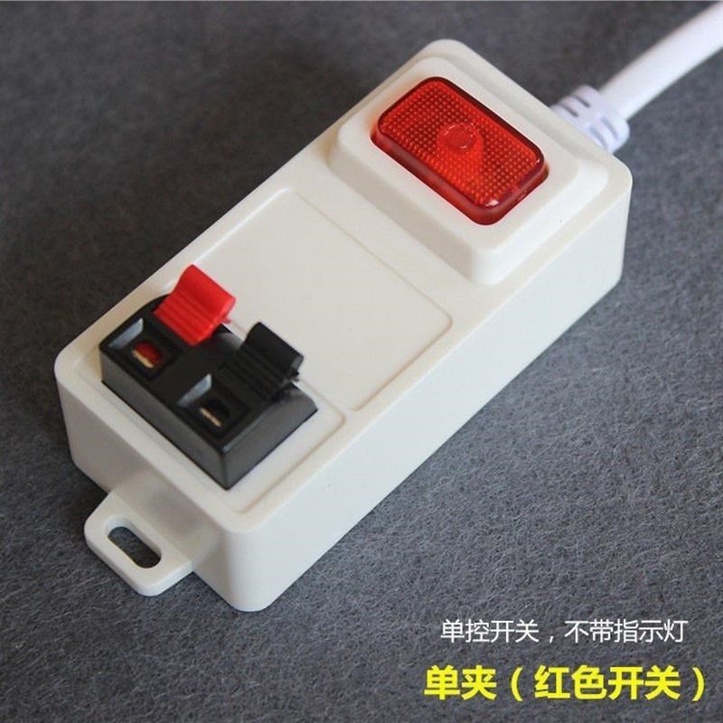 现货灯具测试夹老化AC220V试灯试电夹子试电盒快速接电4位音频夹图片