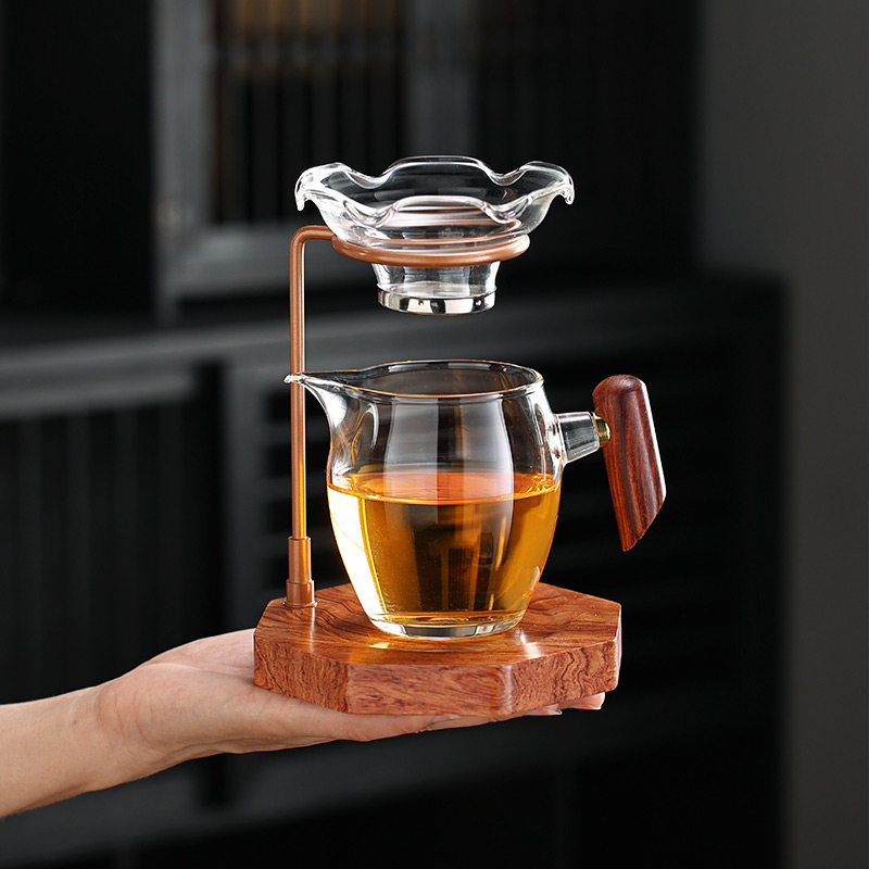 易泡架创意茶叶过滤架子懒人泡茶公杯架功夫茶具过滤支架茶道配件