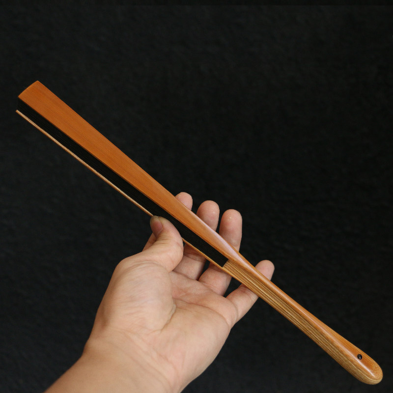 安吉王伟本工纯手工精工制作大茄头像95寸16方2.0排口文人折扇竹