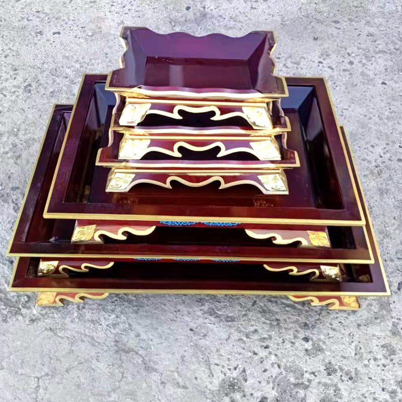 蒙古餐具木托烤全羊羊排羊腿盘蒙古烤全羊盘手把肉托盘蒙餐专用盘