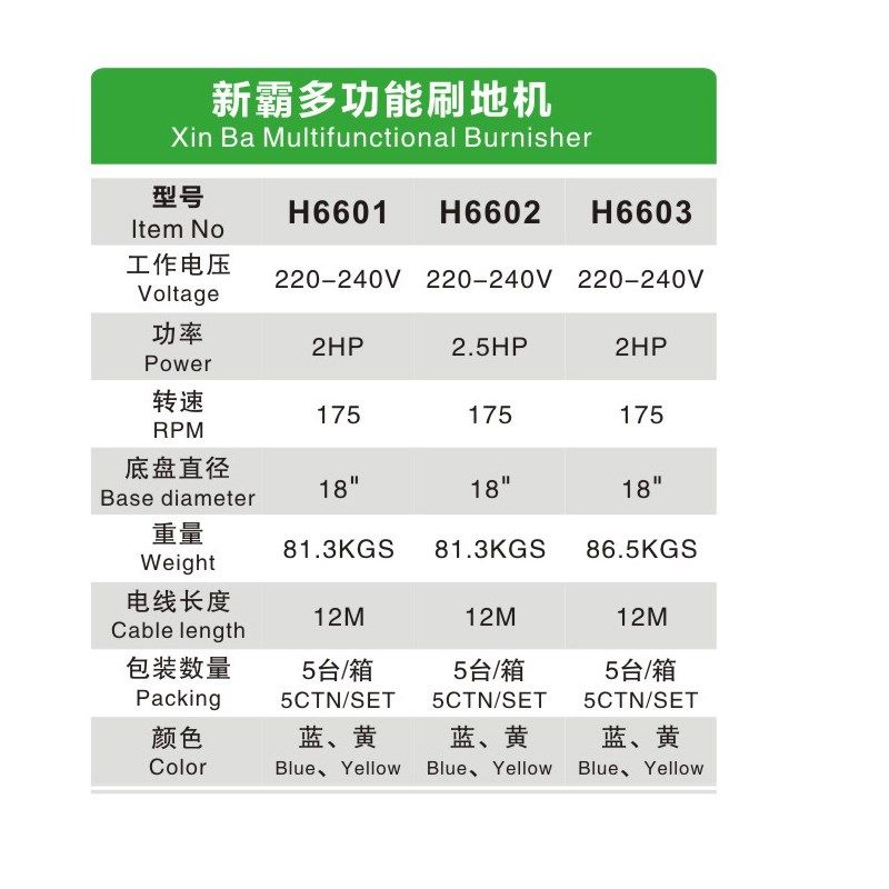 新美达H6601新霸H6602石面加重翻新机H6603大理石材水泥地面翻新