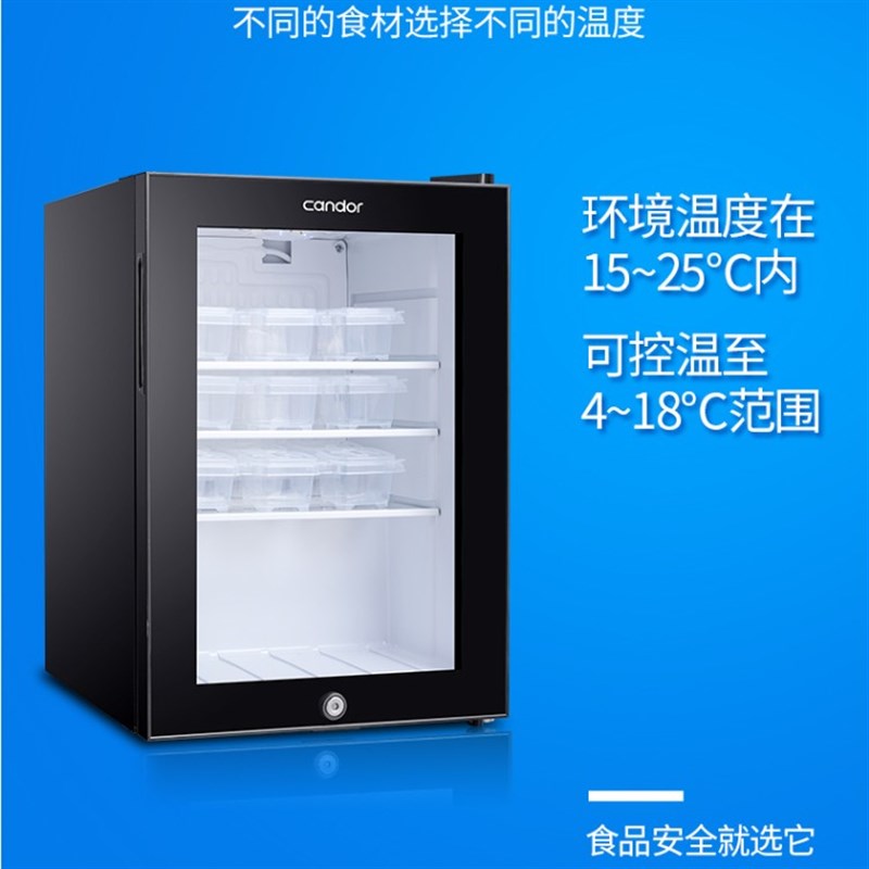 酒店静音小冰箱学校幼儿园食品留样柜小型展示柜嵌入式民宿客房