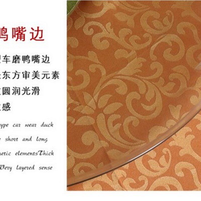 钢化玻璃圆桌转盘餐台转盘加厚桌面钢化玻璃台面折叠转餐桌转盘