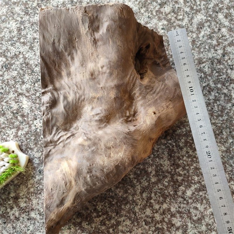 P468金丝楠小叶桢楠木水波花纹天然随形木根雕刻料diy底座摆件料