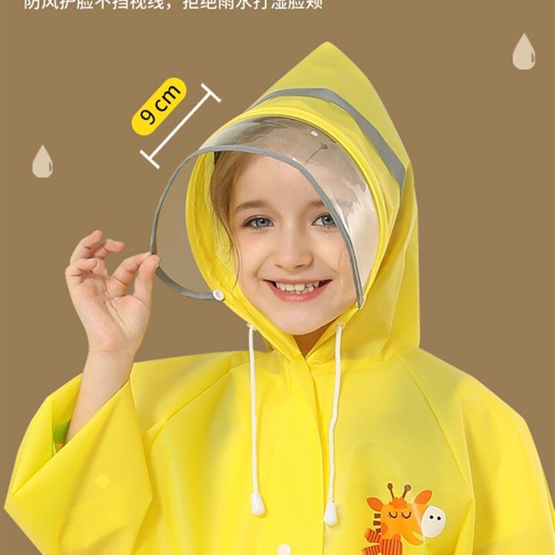 儿童雨衣女童女小学生防雨神器加厚分体长款2022全身防暴雨中大童