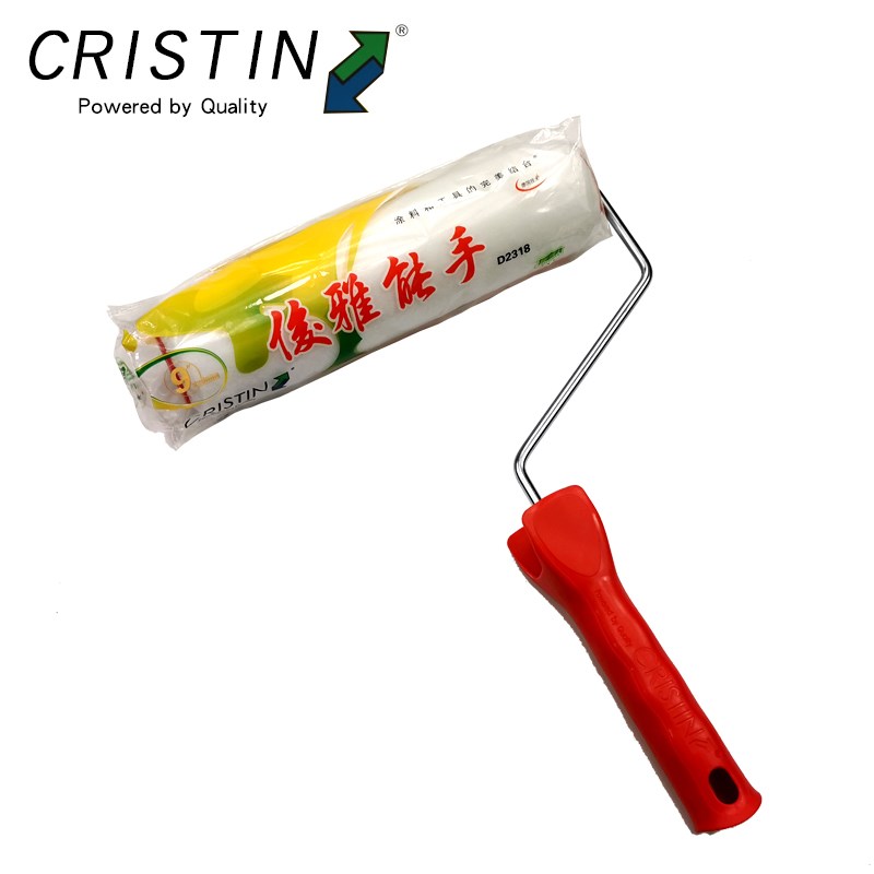 德国克里斯汀9寸俊雅能手细毛滚筒刷/油漆乳胶漆滚筒/涂刷墙工具