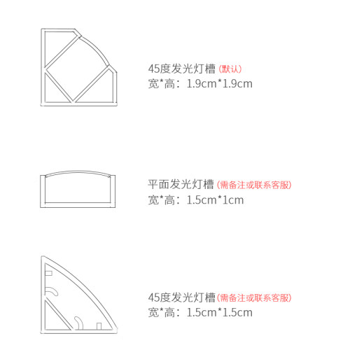 超亮线形灯LED线条灯带型材客厅吊顶铝反光灯槽天花角线灯线性灯