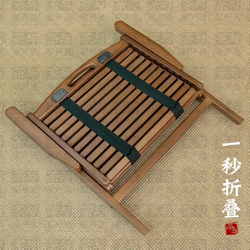 新款户外折叠椅便携式家用野外露营钓鱼椅楠竹椅子舒服久坐靠背椅