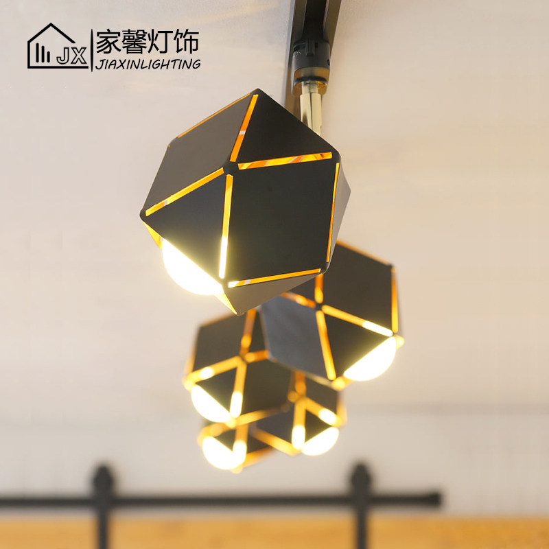 现在简约仿古工业风轨道灯店铺客厅卧室个性创意导轨灯具LED射灯