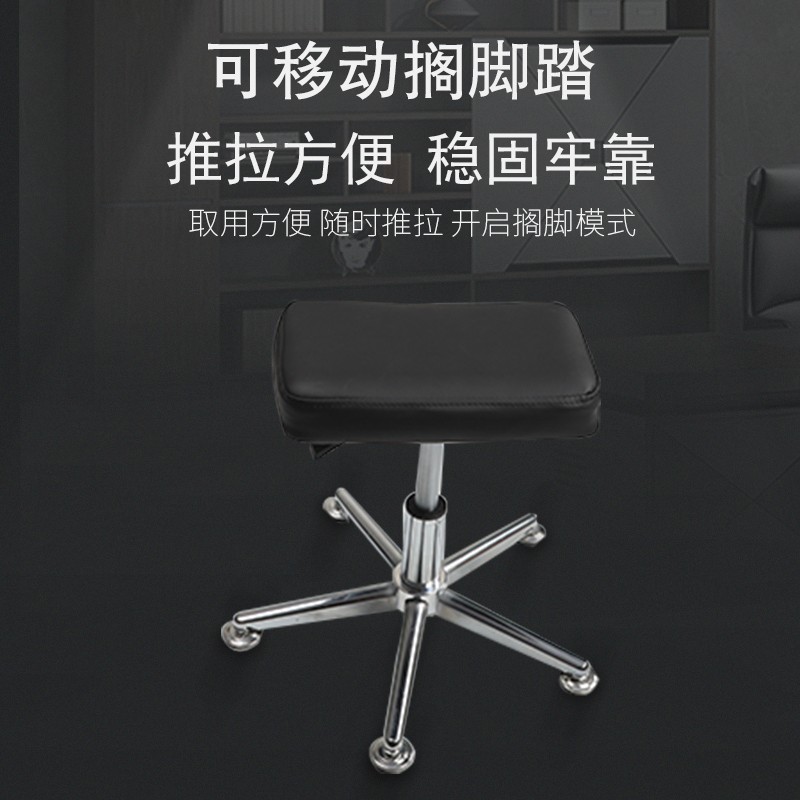 六居轻奢风办公椅 可升降可躺乳胶坐垫黑色皮椅 提供午休舒适选择