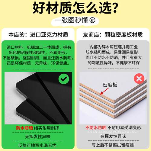 小黑板摆摊价格展示牌挂式DIY手绘挂牌蛋糕烘焙面包店菜品写字手