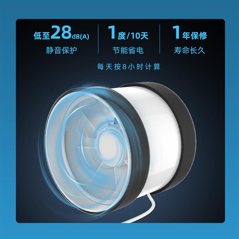 埃默德双向动力一体式进风排风机新风系统换气通风支持手机APP