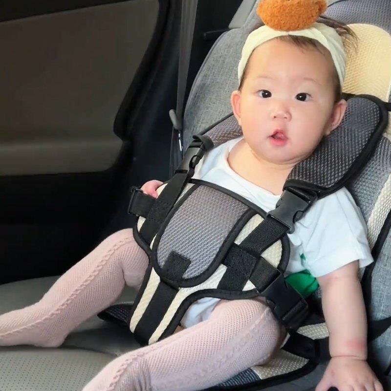 安全座椅0到12岁婴儿车载安全座椅便携式餐椅固定带宝宝汽车坐垫
