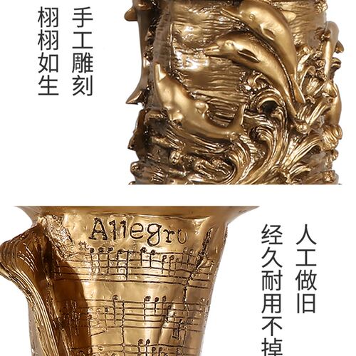 罗马柱摆件落地欧式客厅装饰大型奢华电视柜旁边摆设花架玄关