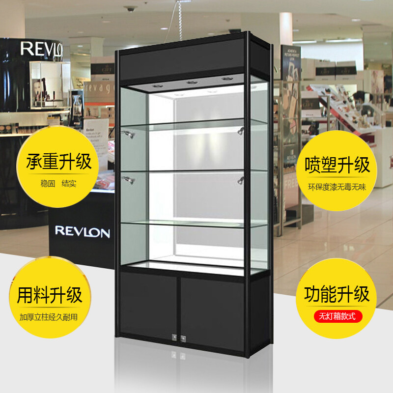 精品玻璃展柜展示柜礼品化妆品样品手办模型玻璃陈列柜烟酒茶货架
