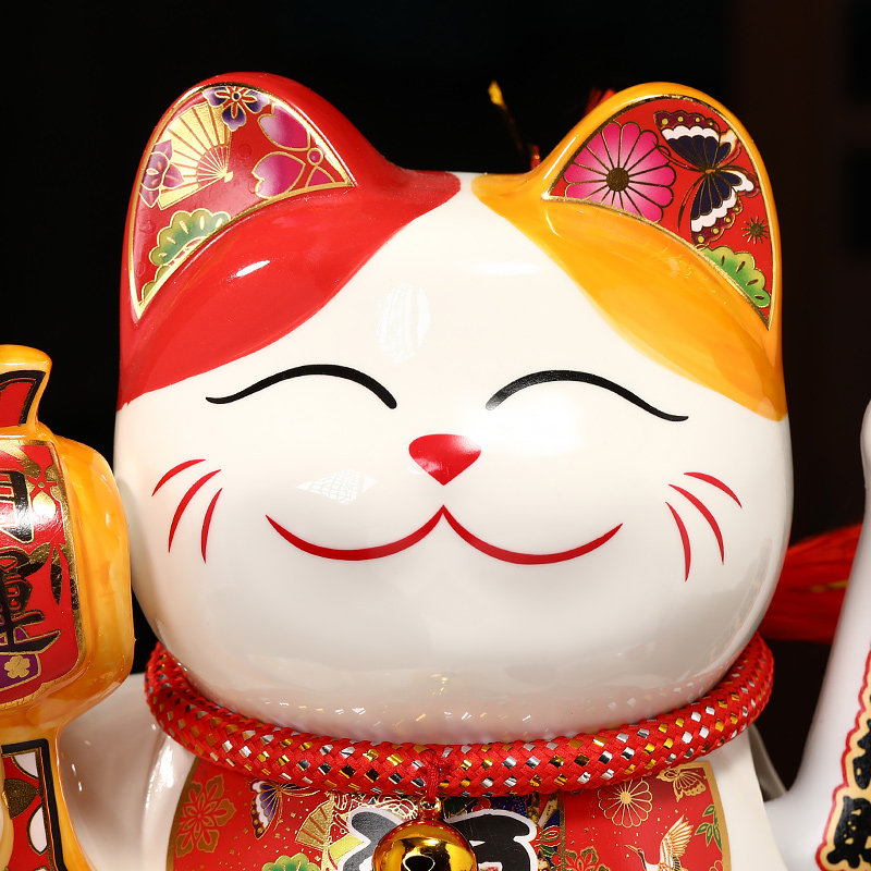 招财进宝开运招财猫摆件客厅收银台前台做生意装饰品店铺开业礼物