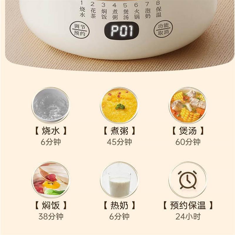 女士一人养生杯2025新款烧水壶旅行便携养生壶办公室小型炖煮一体