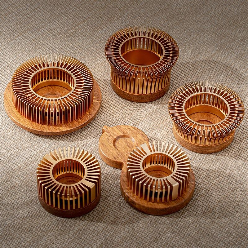 高档温茶炉 蜡烛加热保温底座花茶壶暖茶温茶器酒店餐厅轻奢烛台