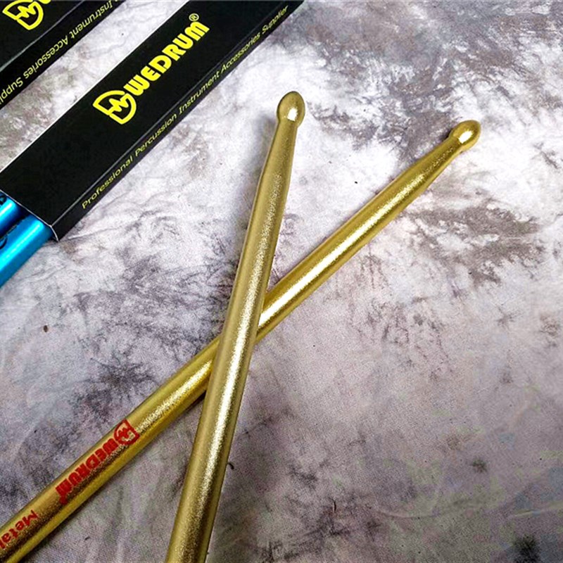 架子鼓爱好者 重量级鼓棒 金属鼓棒 鼓锤 铁鼓棒军鼓棒 负重练习