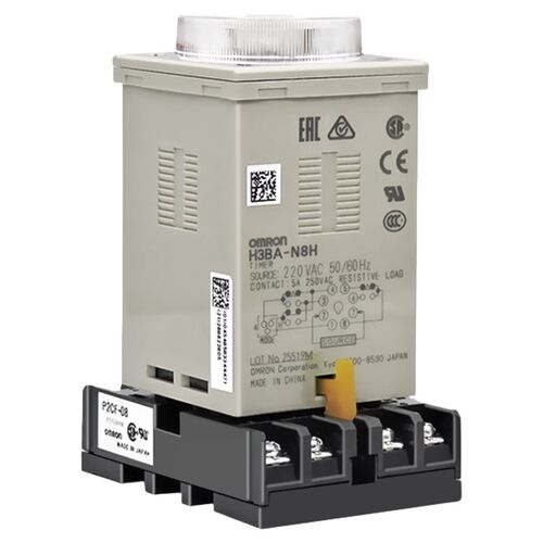 原装正品欧姆母龙延时继电器H3BA-N8H-N AC110V-220VAC 直流DC24V