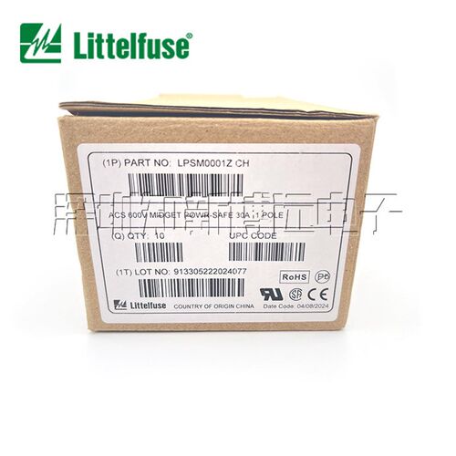 LPSM0001Z 进口力特10*38mm熔断器底座 30A 600V LPSC保险丝座