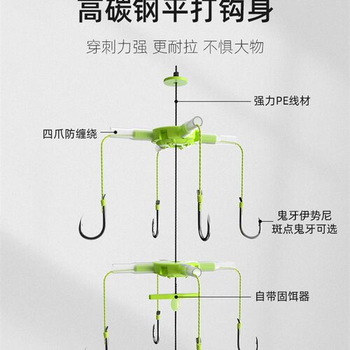 反离底钓鲢鳙浮漂方块浮力板钓鱼浮力球海竿反离T底翻板钩离低配
