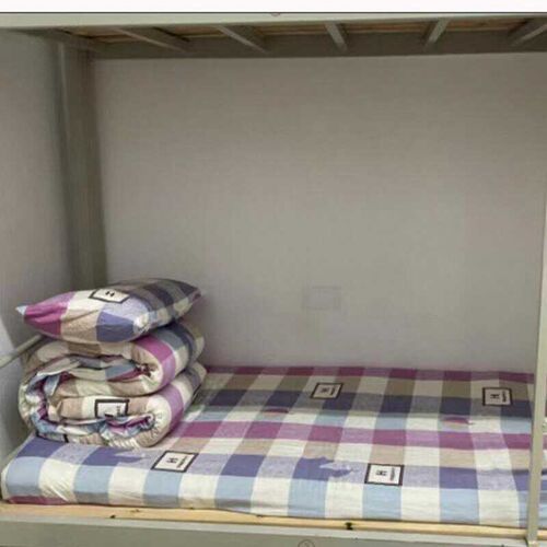 学生宿舍上下铺床纯棉面料中学大学单人床床单被套枕套单件三件套