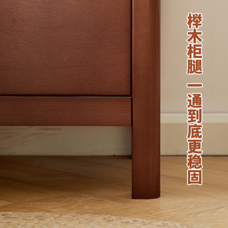 北欧全实木床头柜网红家用卧室床边柜简易储物收纳柜小型迷你柜子