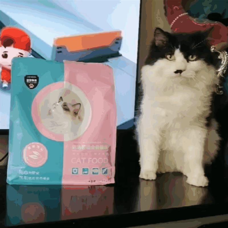 佐养猫粮无谷配方添加益生菌牛磺酸果寡糖营养成幼猫高蛋白冻干粮
