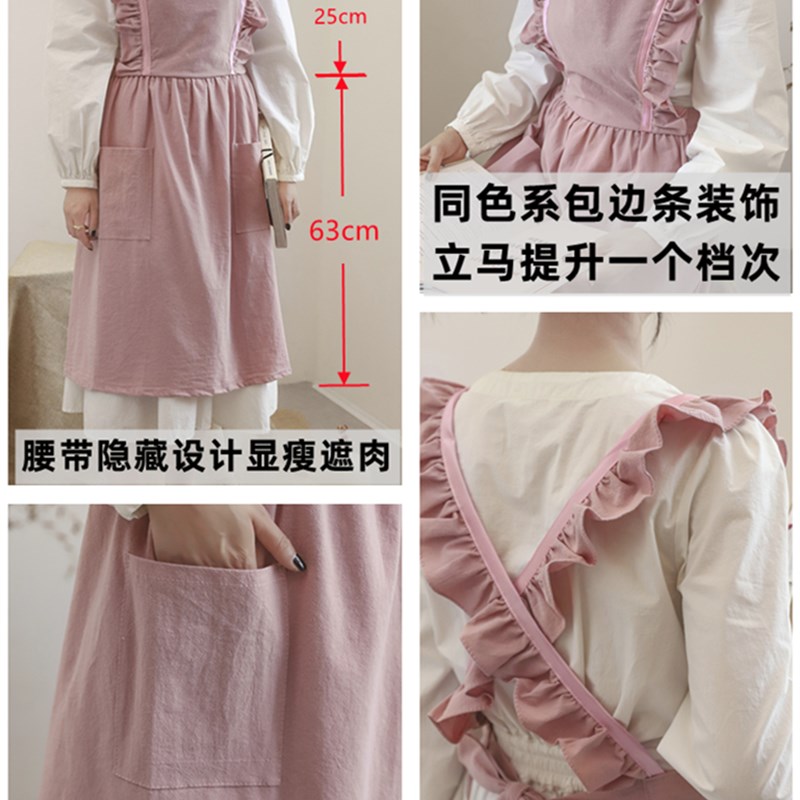 幼儿园老师专用围裙 托育保育美术 蒙氏工作工作围裙女上班小个子