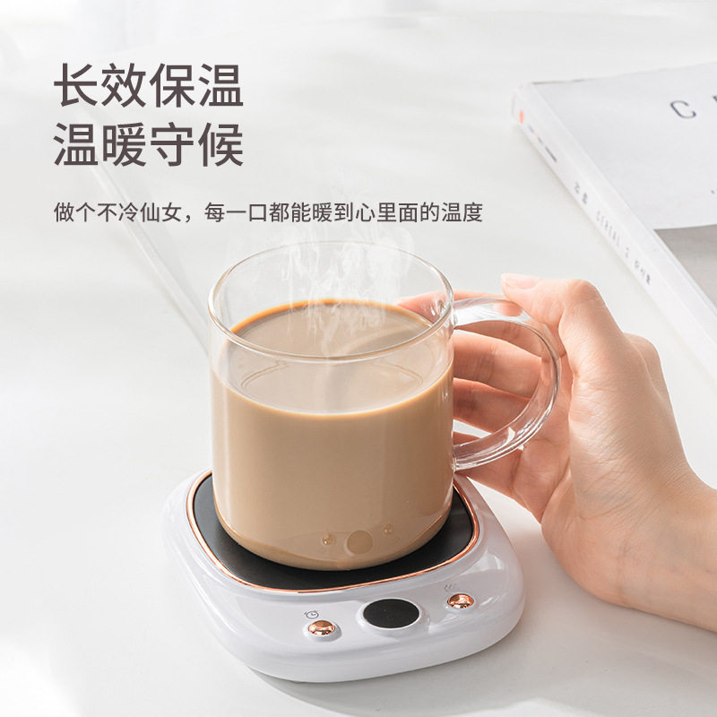 新款智能恒温杯垫办公室便携牛奶咖啡加热神器电热加热暖杯垫