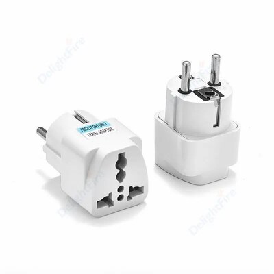 EU Plug Adapter CN American US To EU Euro European Korea