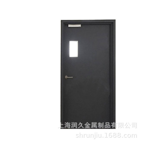 上海厂家美标带玻璃钢质防火门ul3小时防火门双开消防逃生防火门
