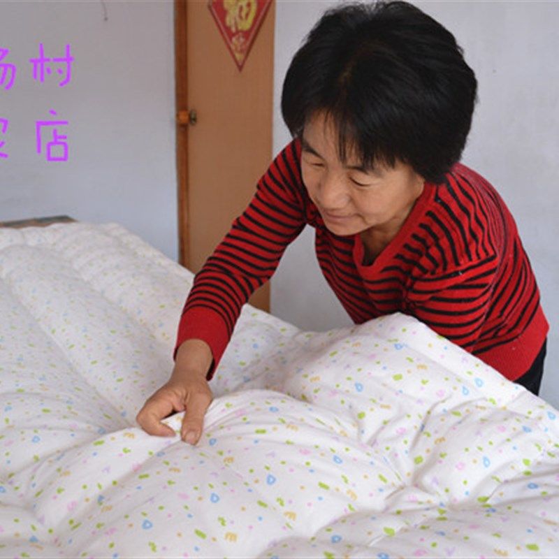 山东手工棉被新棉细长绒棉花垫被芯棉絮棉胎褥子空调被子春秋冬被