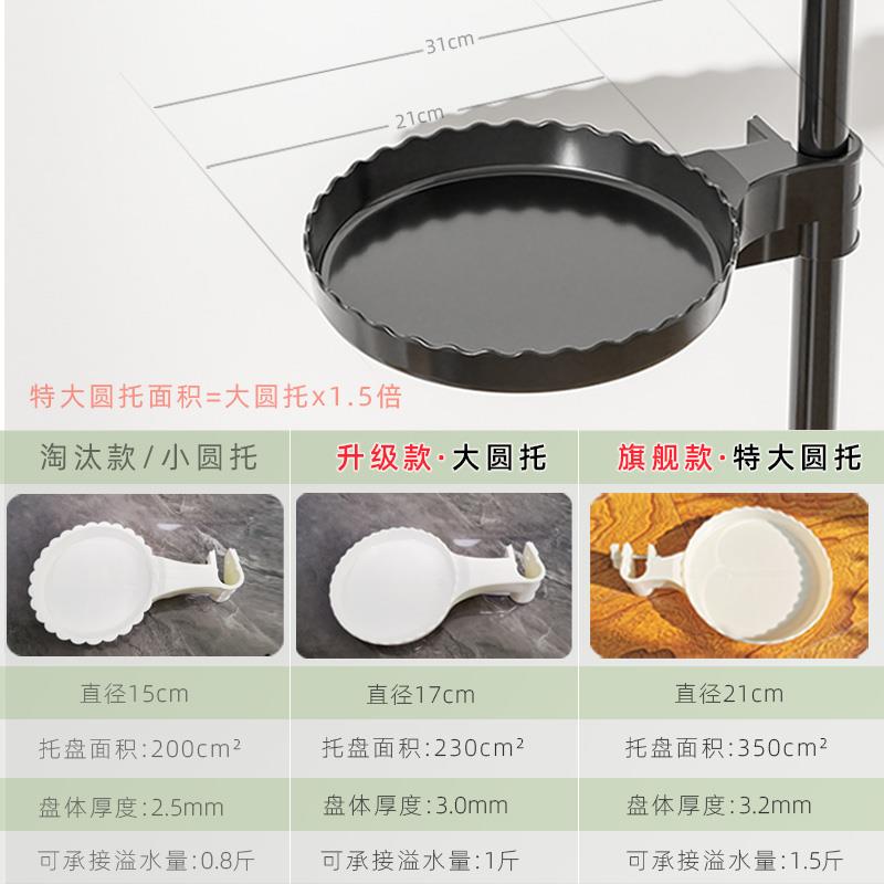 花架阳台客厅置物架新款室内落地极简铁艺悬挂鸟笼电视柜旁花架子