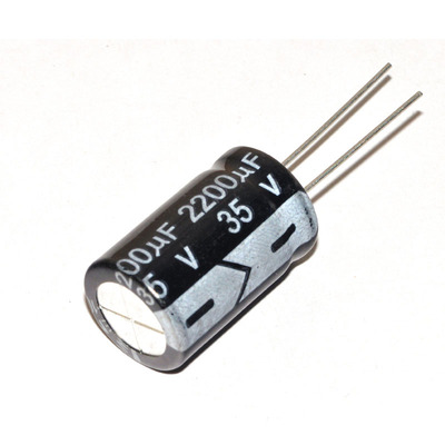 桥田优质 电解电容 35V/2200UF 体积16*25 铝电解电容 (50个)