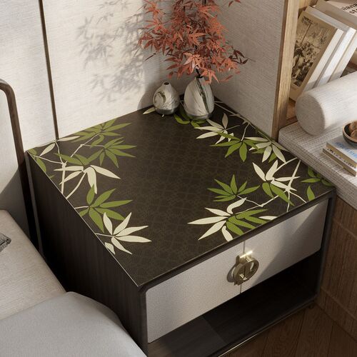 床头柜保护垫子免洗桌布洗衣机盖布卧室桌面垫防尘罩高级感桌垫